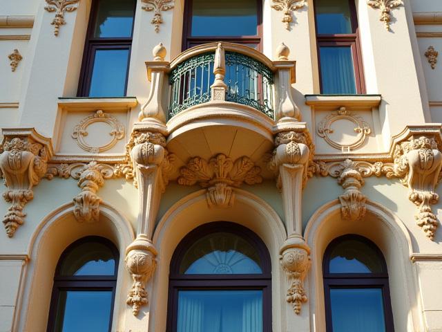 Restaurierung einer historischen Jugendstilfassade