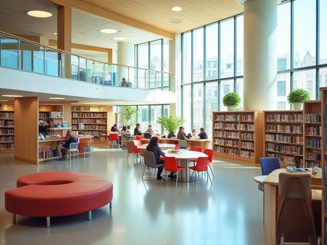 Moderne öffentliche Bibliothek