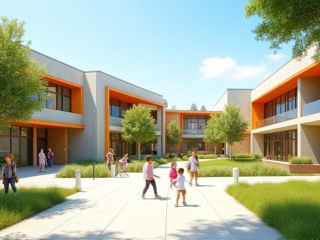 Moderne und nachhaltige Schulerweiterung